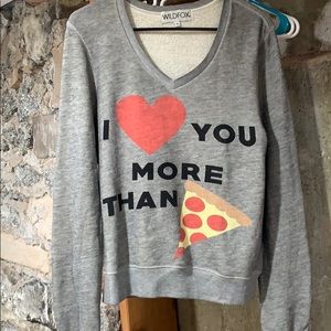 🍕 pizza crewneck sweater